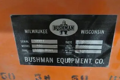USED BUSHMAN SPREADER BARS