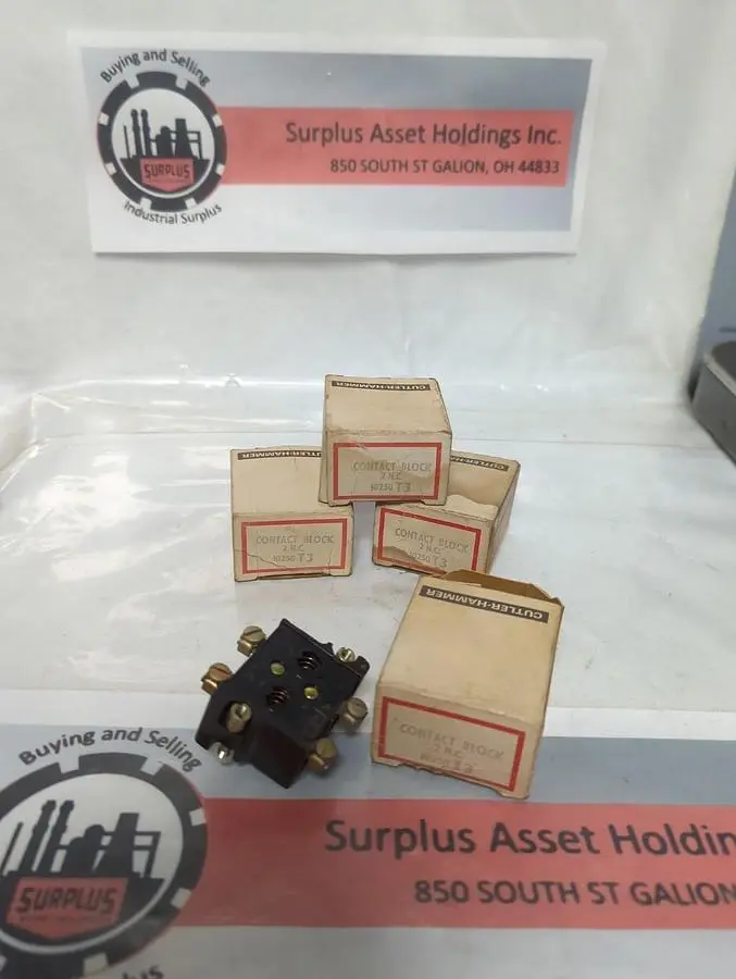 New | in-Stock CUTLER-HAMMER 10250 Contact Blocks Ohio US | Surplus Asset Holdings #1578868