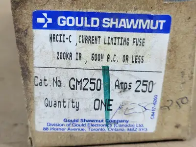 NEW GOULD SHAWMUT GM-250