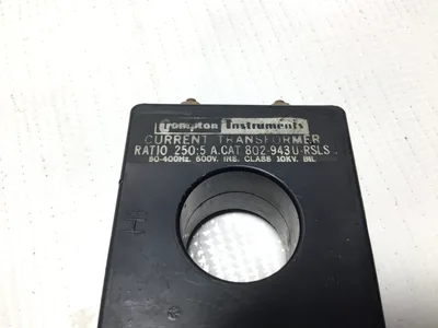 Crompton Instruments 802-943U-RSLS Current Transformer Ratio 250:5 600V 50/60Hz