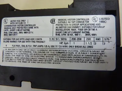 USED SIEMENS 3RV1021-1EA15