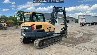 Used 2024 HYUNDAI HX85A Crawler Excavators South Carolina US | National Equipment Dealers #1422369