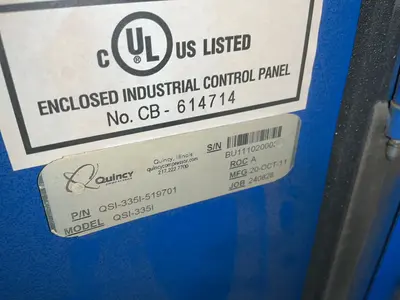 Used 2020 QUINCY COMPRESSOR QSI335I Miscellaneous MRO Ohio US | HGR 24 #1345743