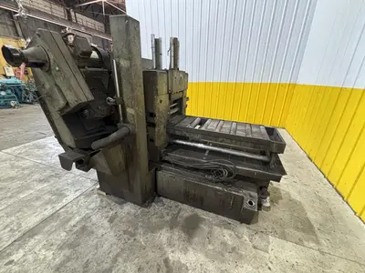 12" X 12" HYD-MECH MODEL #H-12A AUTOMATIC FEED HORIZONTAL SAW PLC-100 CONTROLS & NESTING: STOCK #23723