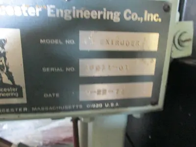 1 1/2″ Gloucester 24:1 Water Cooled Extruder