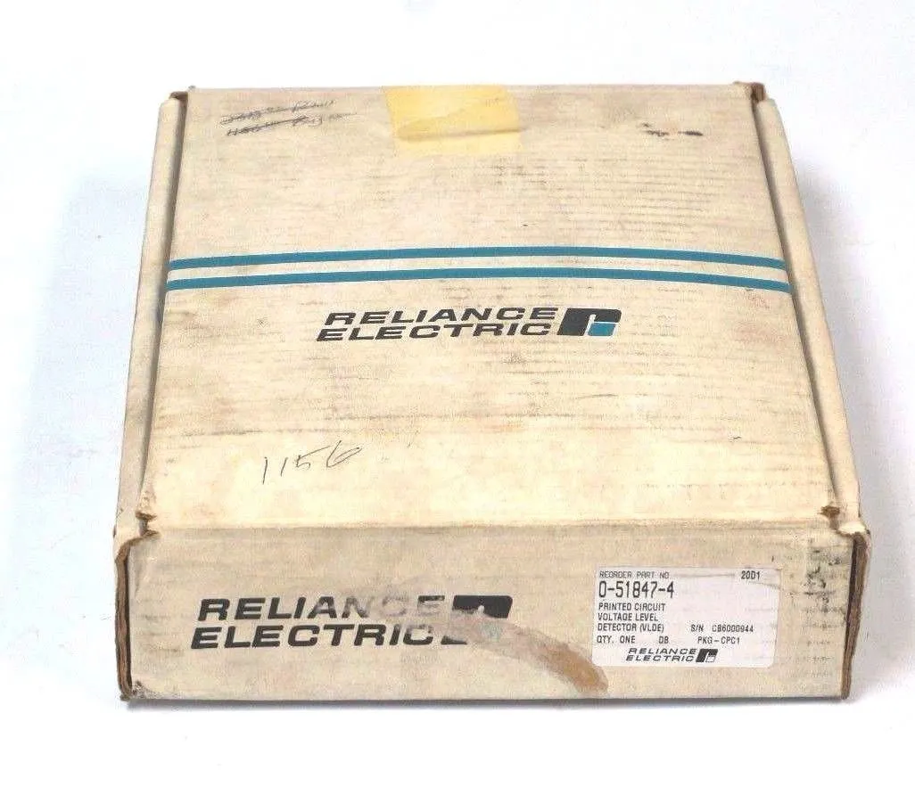 NEW RELIANCE ELECTRIC 0-51847-4 VOLTAGE DETECT BOARD 0518474