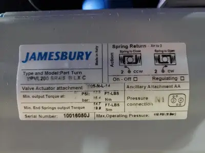 Burner Valve Assembly (Custom Assembly)
