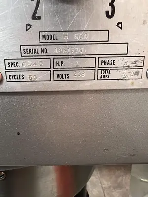 USED HOBART H600