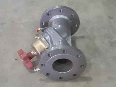 Tour and Anderson 4" Class 150 Stad Steel Balancing Valve (flanged)