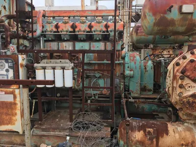 Used Worthington OF6M2 See Pictures for more Information Lubricated Reciprocating Air Compressors Oklahoma US | Borderless Services #1378269