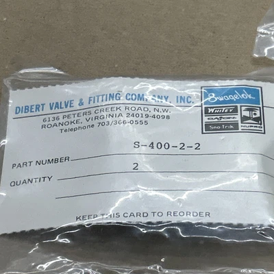 Swagelok Fittings Various Types (Lot Of 11) See Photos For P/N’s Fast 🇺🇸 Ship