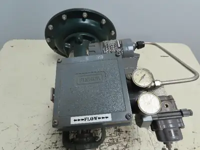 Fisher Control Pneumatic Diaphragm Actuator Lined PTFE Valve 1" Actuator 30 Sz