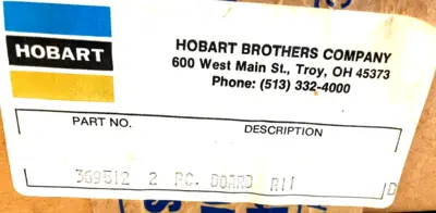 NEW HOBART 369512 2 PC. BOARD R11