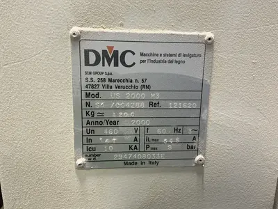 Used 2000 DMC UNISAND 2000 M3 Wide Belt Sanders Ohio US | HGR 24 #1452408