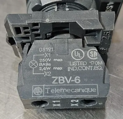 Telemecanique ZBV-6 Red push button (BIN642)