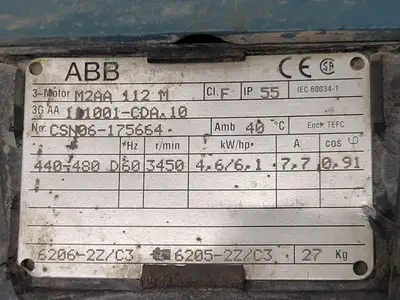 USED ABB M2AA 112 M