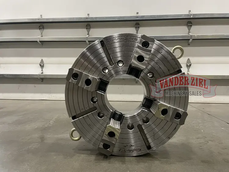 Used SAMCHULLY SAMCHULLY 25" FOUR JAW CHUCK, 8 1/2" BORE Chucks Michigan US | Vander Ziel Machinery Sales #1262357