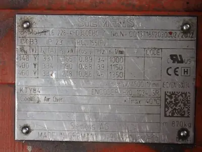 USED 2012 SIEMENS 4PL62284HD300EB0Z