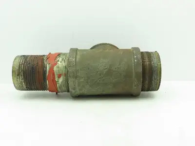Ward 4"Anvil Tee w/4"Male Threaded Coupler & 4"-2-1/2"Reducer & 4"Barbed Fitting
