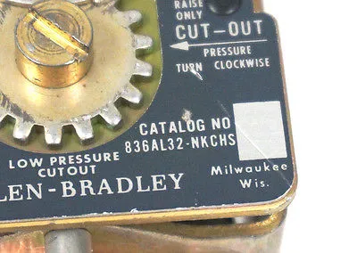 NEW ALLEN BRADLEY 836-AL32-NKCHS PRESSURE CONTROL MODULE 836AL32NKCHS