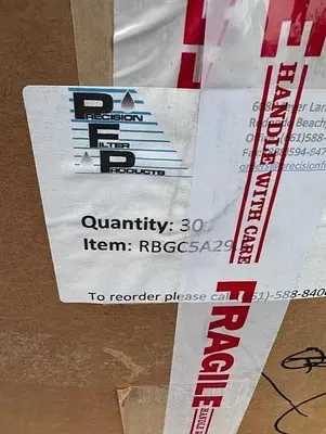 Precision Filter Products Filter Elements PN RBGC5A29