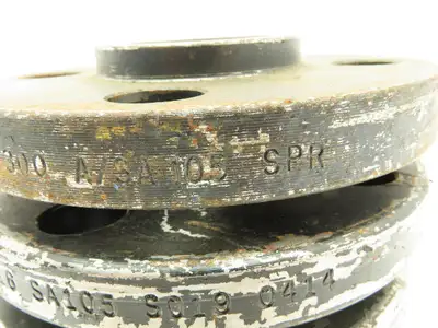 Boltex Class 300 Threaded Flange 1-1/2" NPT 4-Bolt Raised Face  LOT OF 5