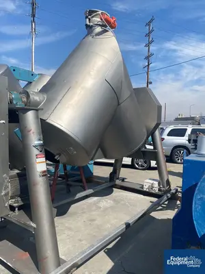 USED Patterson-Kelley 75 Cu Ft P-K Twin Shell Blender, S/S