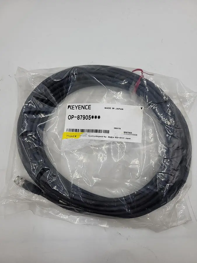 New | in-Stock KEYENCE KEYENCE OP-87905 CABLE *NEW* Cable & Wire | ND Industrial Surplus #1217155