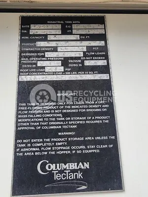 USED COLUMBIAN 11'1" X 30'8" TEC TANK