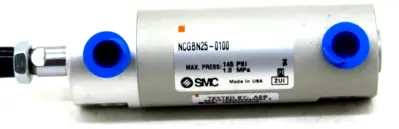 NEW LOT OF 2 SMC NCGBN25-0100 CYLINDER NCGBN250100