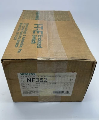 New | in-Stock Siemens NF-352 Switchgears California US | Davliegogo LLC #1705819