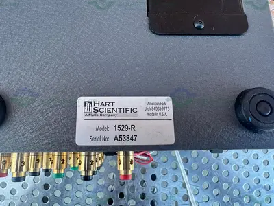 USED HART SCIENTIFIC CHUB-E4 1529-R THERMOMETER W/ SECONDARY REFERENCE PRT PROBE
