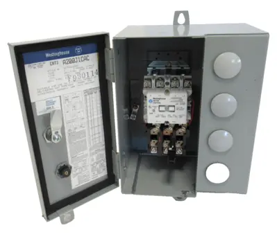 NEW WESTINGHOUSE A200J1CAC NON REVERSING STARTER SIZE 1 10HP 120V COIL A200M1CAC