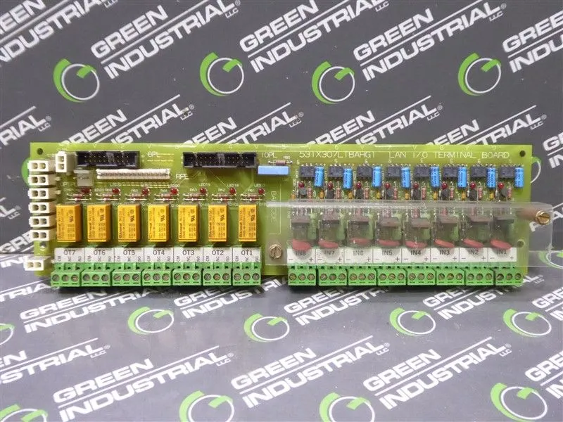 General Electric 531X307LTBAHG1 LAN I/O Terminal Board Used