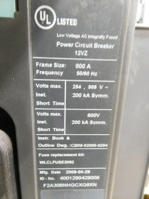 Used Siemens WLF2A308 Circuit Breakers Ohio US | Equipment Recovery Corp. #1330627