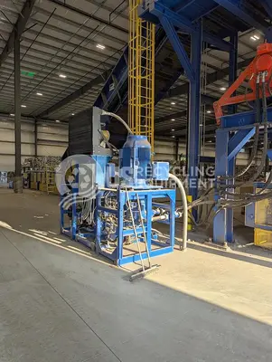 USED 2022 AMERICAN PULVERIZER PRE-SHREDDER/CONVEYOR SYSTEM