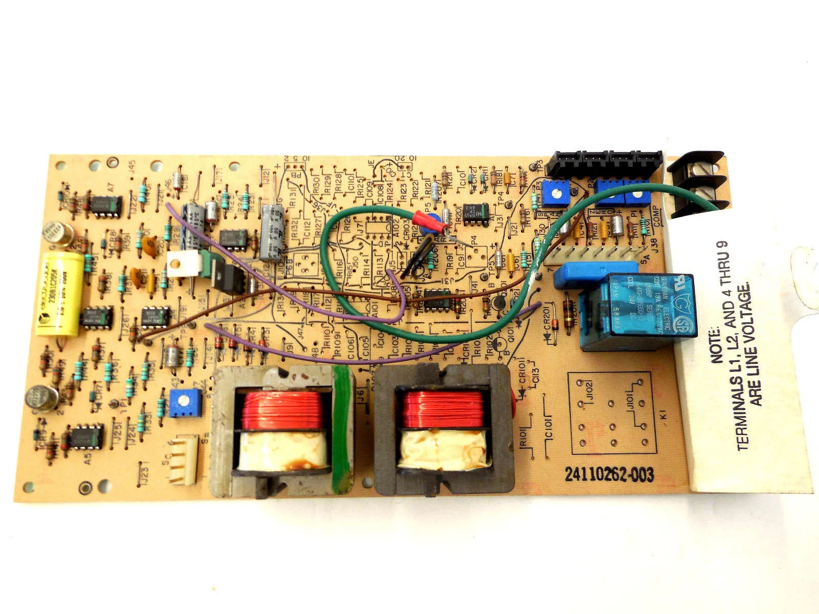 HONEYWELL 24110262-003 CHART RECORDER BOARD 24110262003