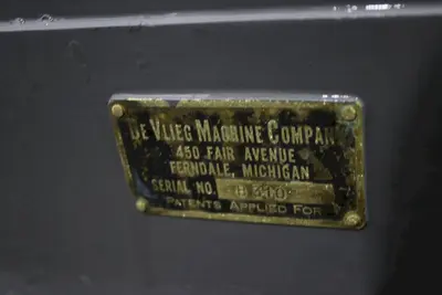 USED DEVLIEG NOT PROVIDED