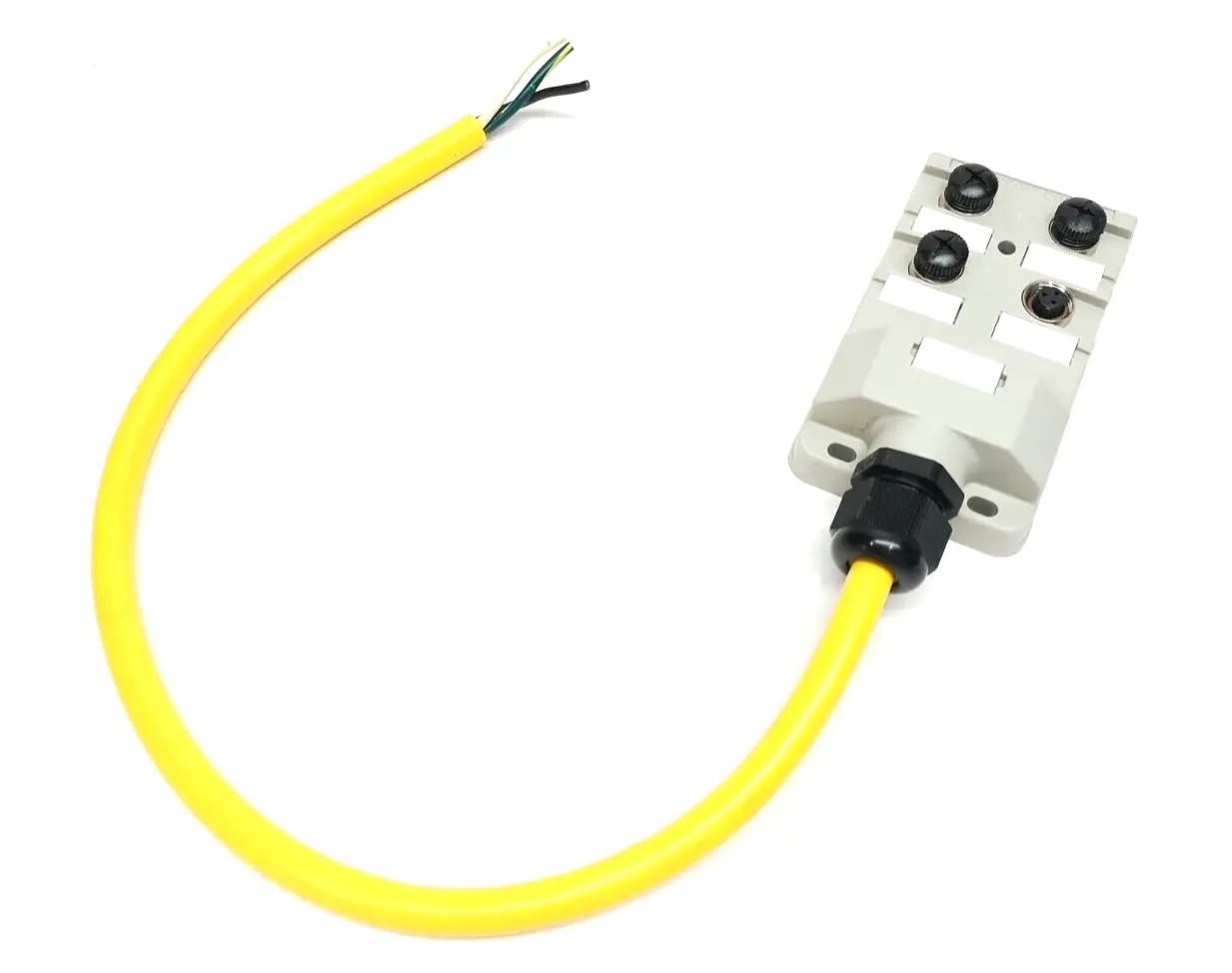 JAC-430-006-C050 | Mencom  4-Port 3-Pin M12 Junction Block 0.5m CABLE - New Other