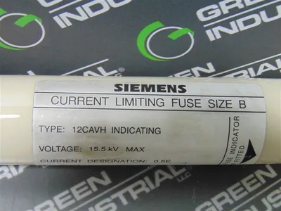Siemens 15-175-787-002 Current Limiting Fuse 12CAVH Indicating 0.5E Amps Used