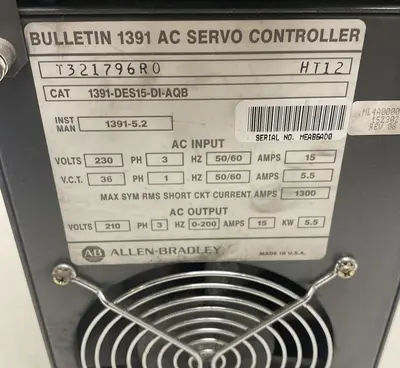 USED ALLEN-BRADLEY 1391-DES15-DI-AQB