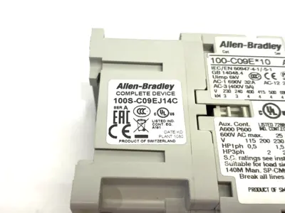 USED ALLEN-BRADLEY SER. A GUARDMASTER SAFETY CONTACTOR, 3 N.O. MAIN, 1 N.O. 4 N.C.