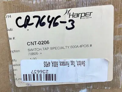 Used Harper CNT-0206 Relays & Switches | Palmetto Automation #1155801