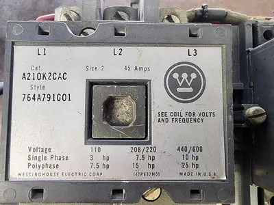 USED WESTINGHOUSE A210K2CAC