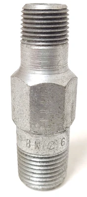 🔥 (17 PCS) XH WP 1/2" x 3/8" Male NPT Hex Nipple Reducer Pipe Fitting BN 61