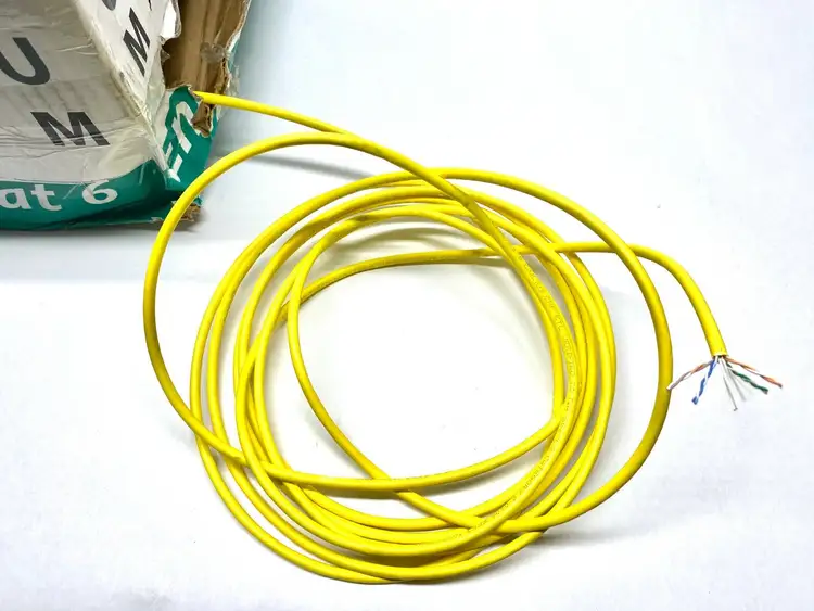 Used PANDUIT CABLE TX6000 CMP 75C 4PR/23AWG CAT. 6 U/UTP Cable & Wire | Maverick Industrial Sales #1108468