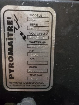 Used PYROMAITRE PYRO-10 Conveyor Ovens New Jersey US | National Machinery Exchange #1500149