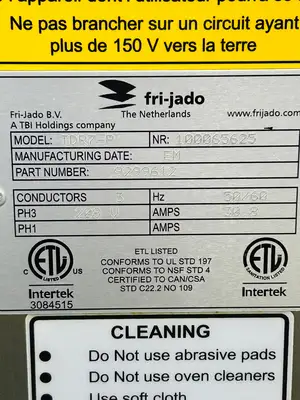FriJado TDR7-P Single Stack Rotisserie Oven 208V 3ph Electric Refurbished Tested and Working