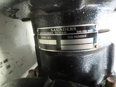 Crane Saunders 065-3304-A-553-HT 2.5"Pneumatic Actuator Valve Class 150 Fig 3304
