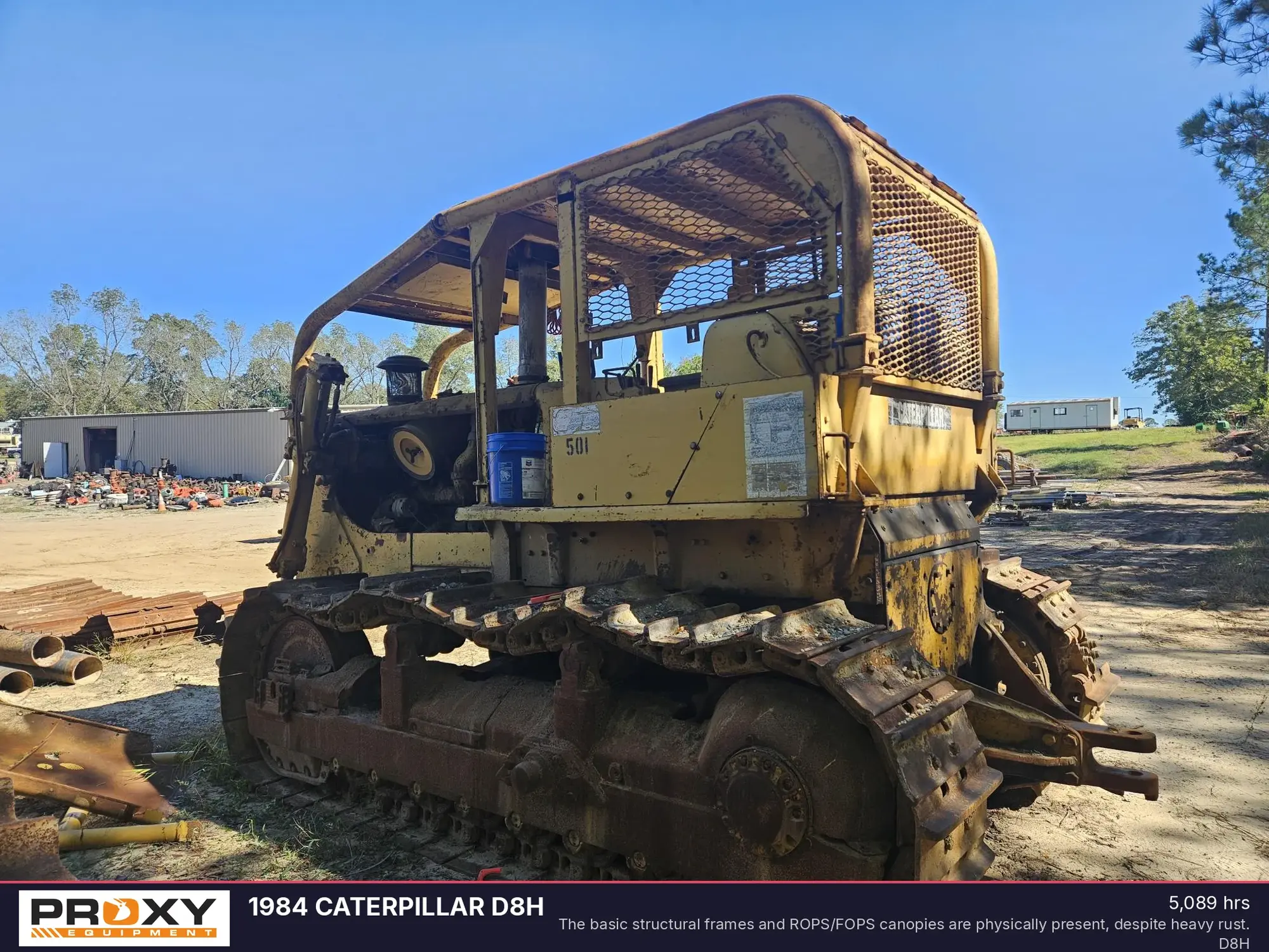 Used 1984 CATERPILLAR D8H Bulldozers Georgia US | Proxy Equipment #1379459